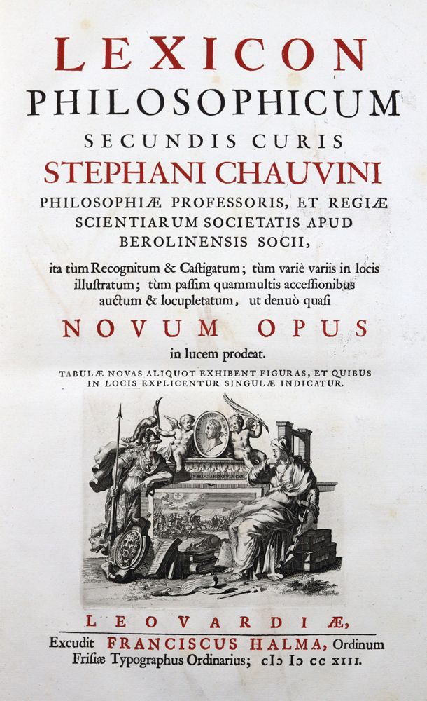 Große Abbildung Nr.1: 121-577 Chauvin,S.: (Lexika - Wörterbücher - Sprachwissenschaften)
