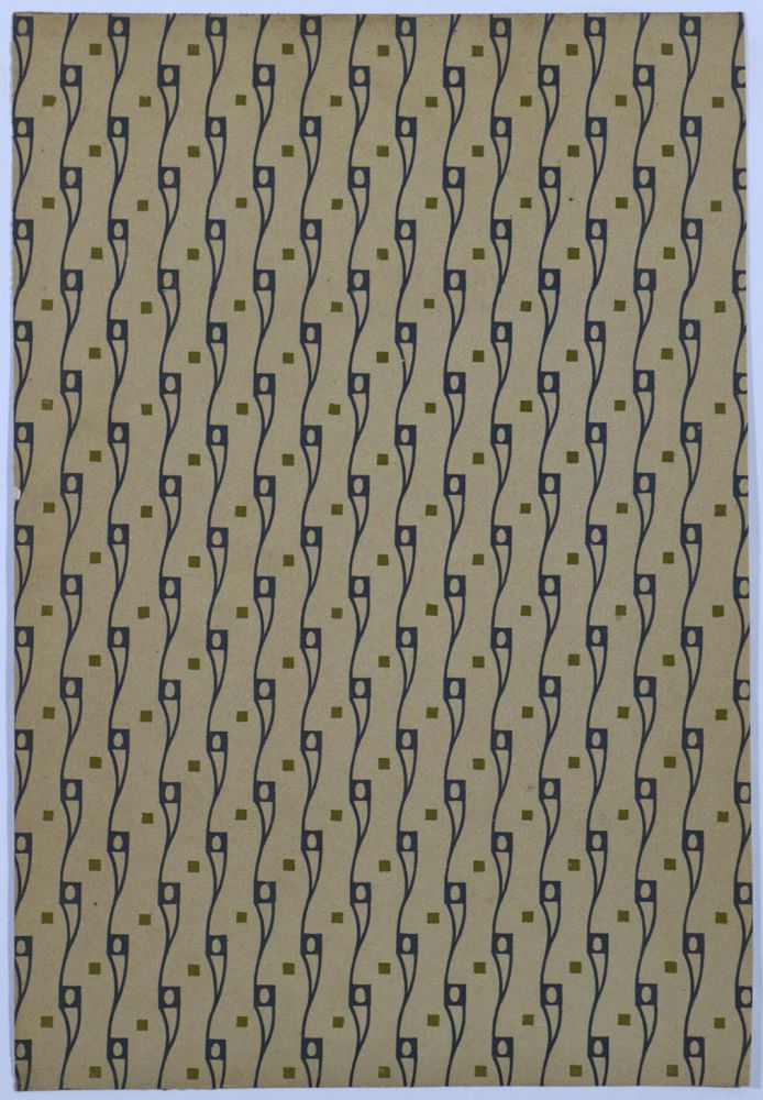 Große Abbildung Nr.1: 121-595 Vorsatzpapiere.: (Papier, Jugendstil)