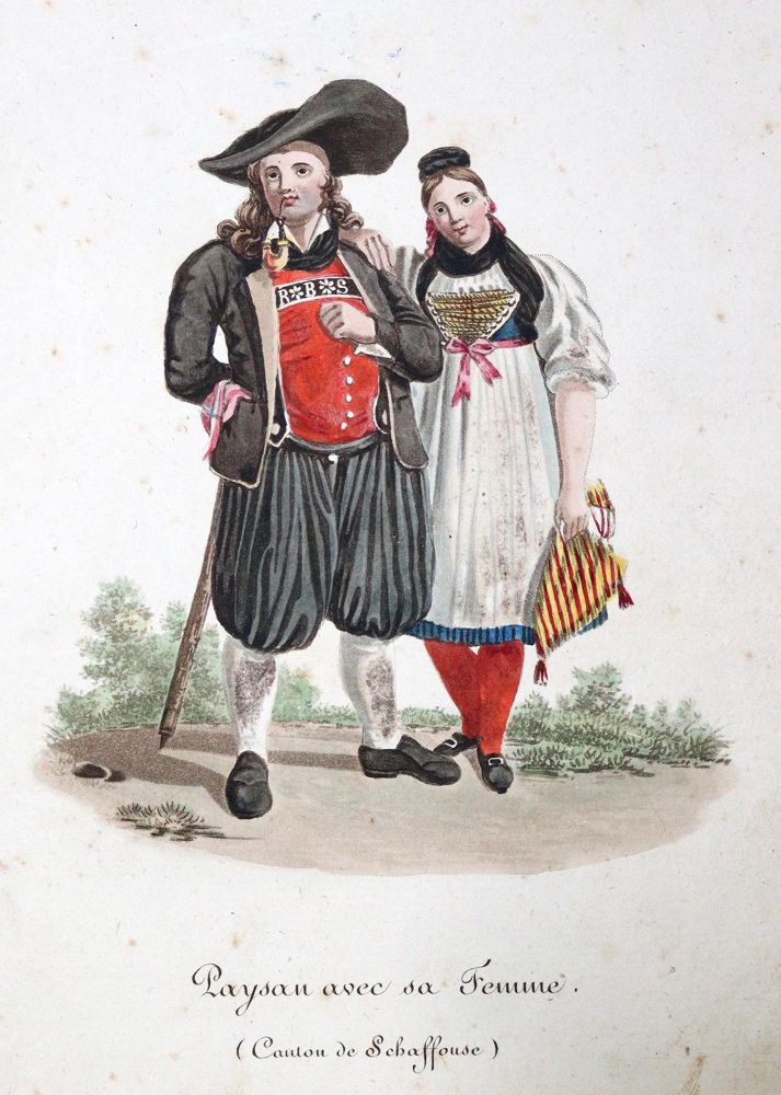 Große Abbildung Nr.1: 121-624 (Eyries,J.B.-B.: (Mode und Trachten, Schweiz)