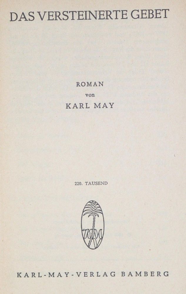 Große Abbildung Nr.1: 121-686 May,K.: (Literatur und illustrierte Bücher bis 19.Jahrhundert)