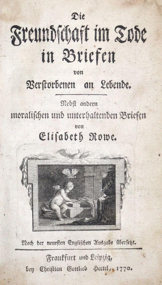 Große Abbildung Nr.1: 121-697 Rowe,E.: (Literatur und illustrierte Bücher bis 19.Jahrhundert)
