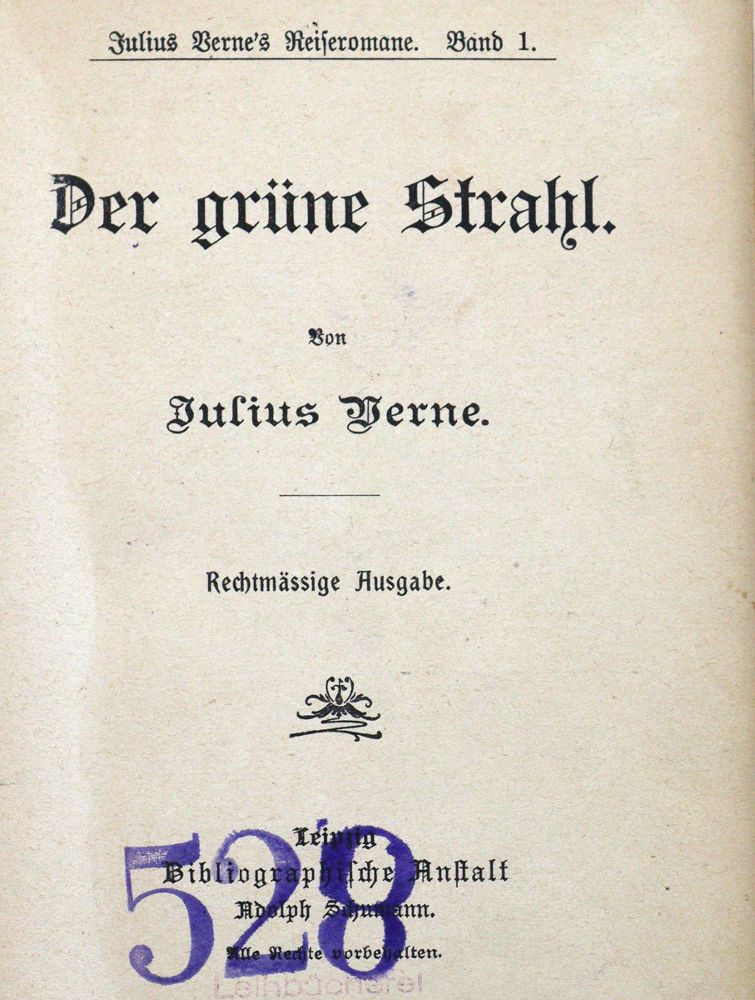 Große Abbildung Nr.1: 121-714 Verne,J.: (Literatur und illustrierte Bücher bis 19.Jahrhundert)
