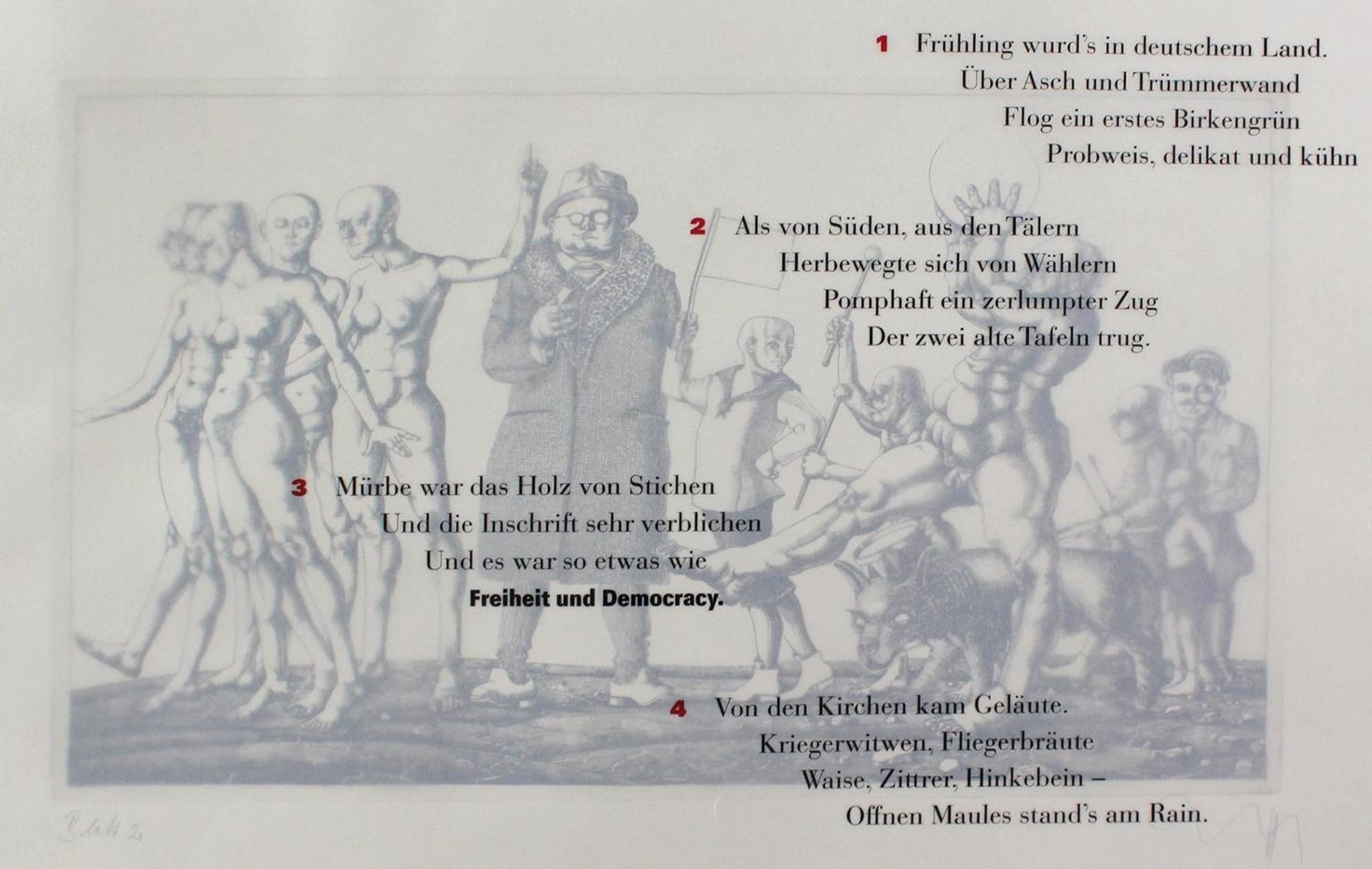 Große Abbildung Nr.2: 121-731 Brecht, Bertold: (Literatur und illustrierte Bücher 20.Jahrhundert - Alte Literatur in modernen Ausgaben)