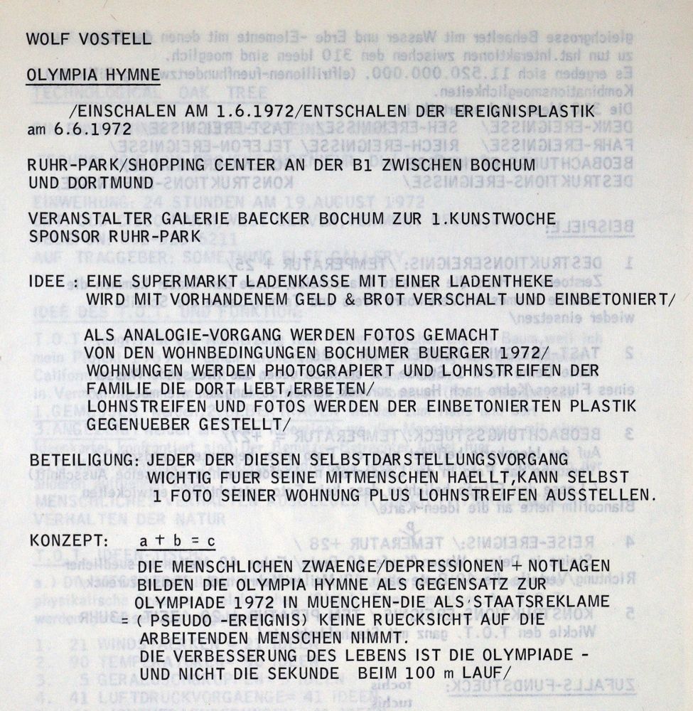 Große Abbildung Nr.1: 121-753 Faecke,P. u. W.Vostell.: (Literatur und illustrierte Bücher 20.Jahrhundert - Alte Literatur in modernen Ausgaben)