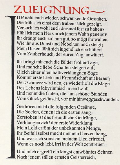 Große Abbildung Nr.1: 121-768 Goethe,J.W.v.: (Literatur und illustrierte Bücher 20.Jahrhundert - Alte Literatur in modernen Ausgaben)