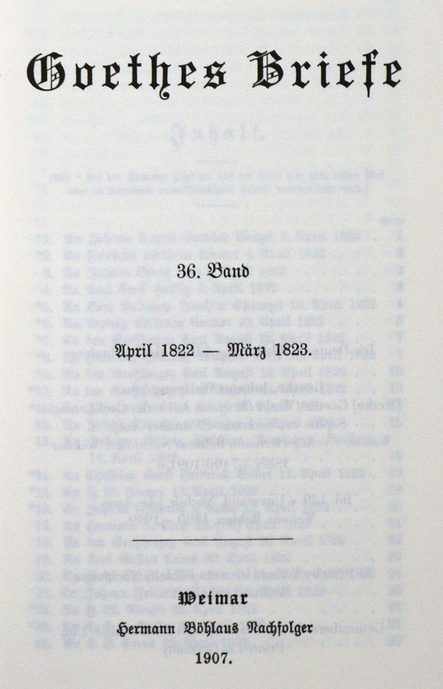 Große Abbildung Nr.1: 121-770 Goethe,J.W.v.: (Literatur und illustrierte Bücher 20.Jahrhundert - Alte Literatur in modernen Ausgaben)