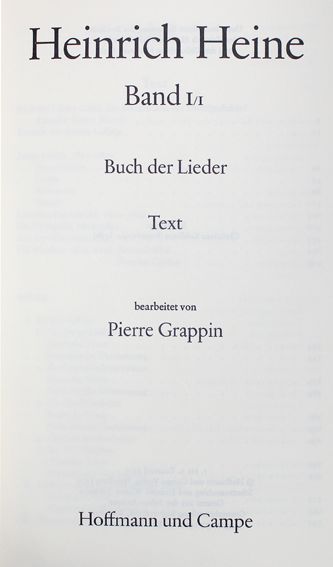 Große Abbildung Nr.1: 121-789 Heine,H.: (Literatur und illustrierte Bücher 20.Jahrhundert - Alte Literatur in modernen Ausgaben)