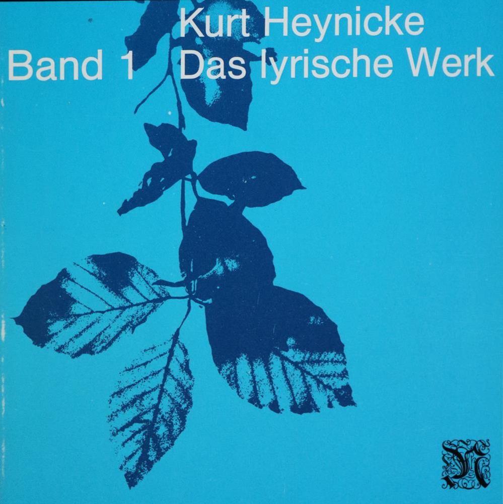 Große Abbildung Nr.1: 121-794 Heynicke,K.: (Literatur und illustrierte Bücher 20.Jahrhundert - Alte Literatur in modernen Ausgaben)