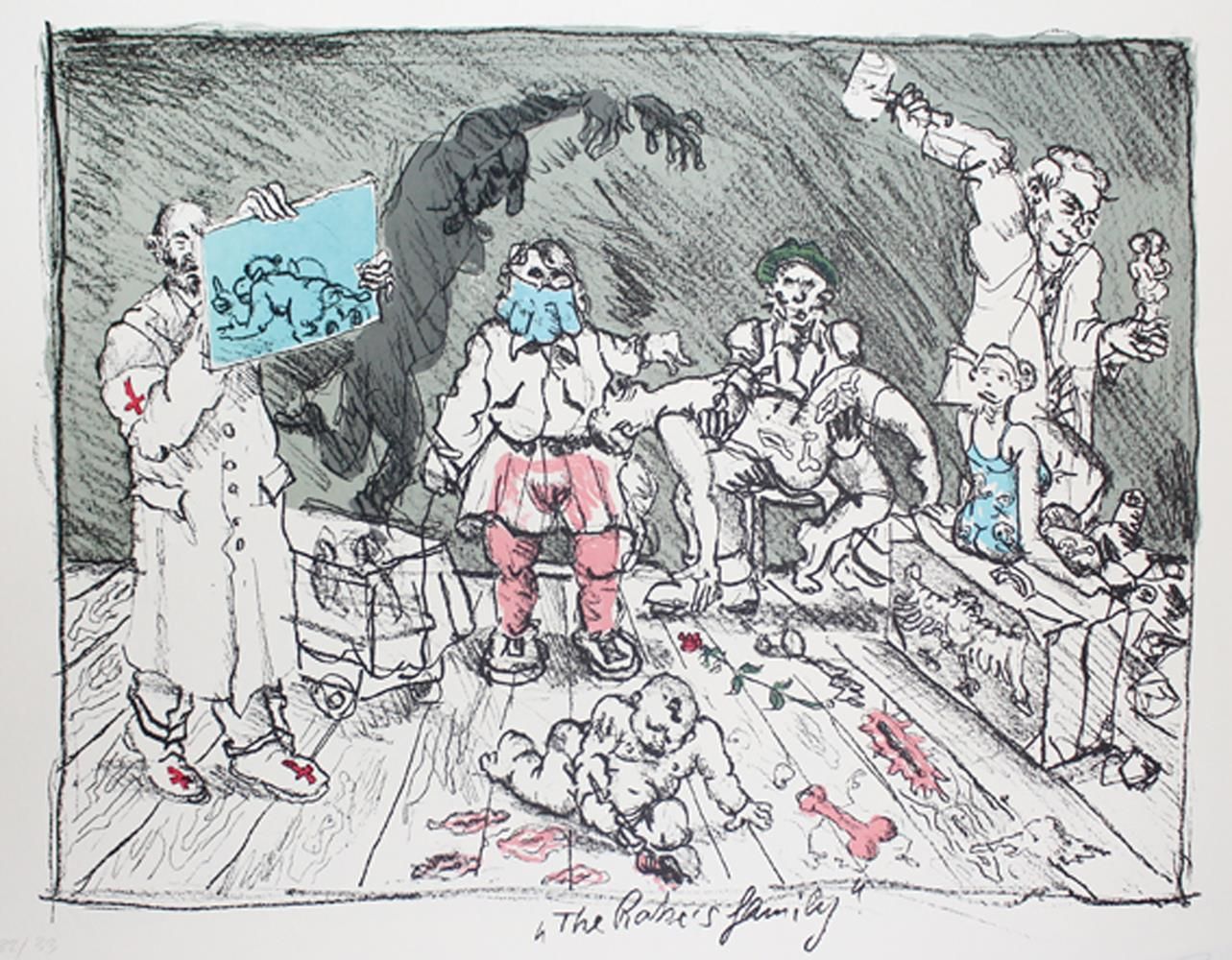 Große Abbildung Nr.1: 121-803 Immendorff,Jörg.: (Literatur und illustrierte Bücher 20.Jahrhundert - Alte Literatur in modernen Ausgaben)