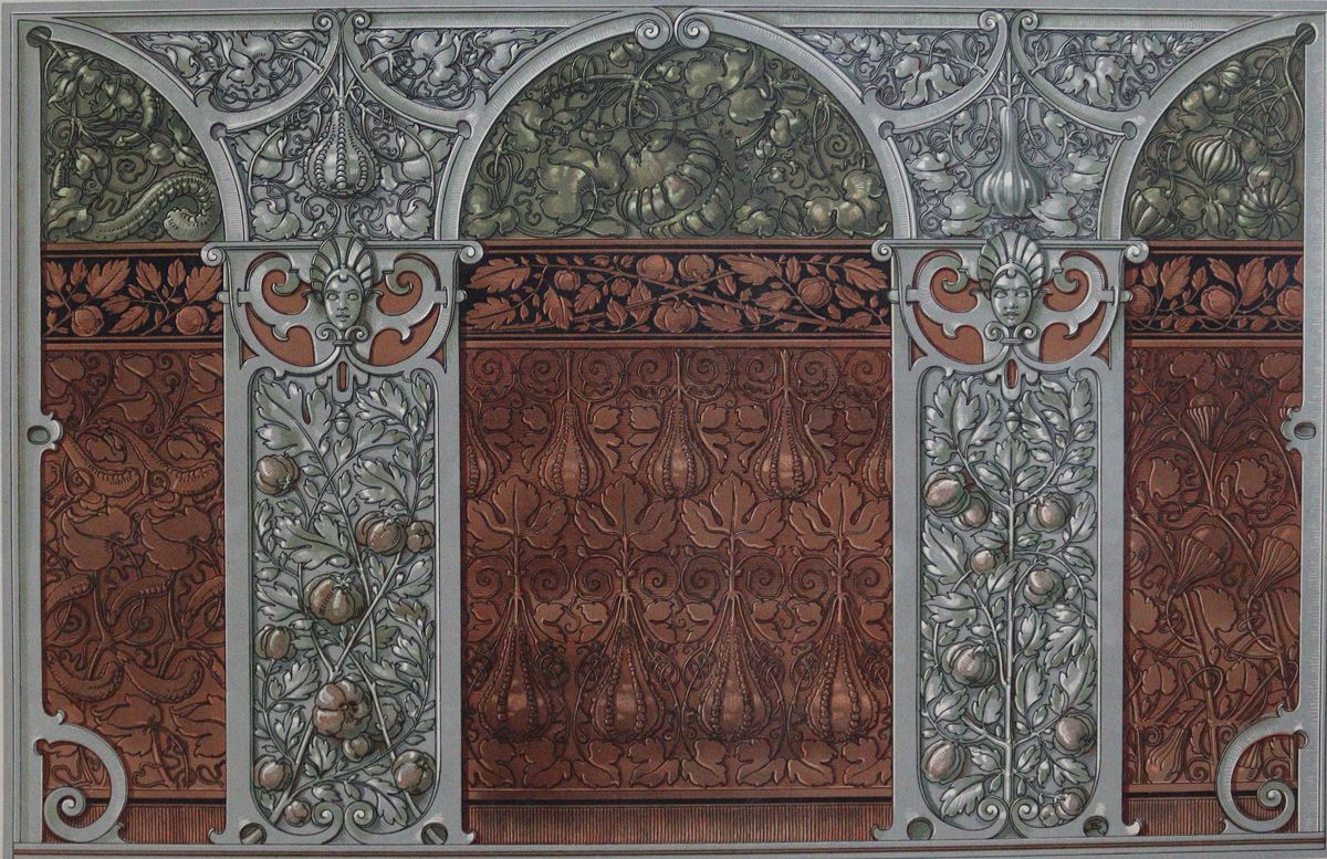 Große Abbildung Nr.1: 121-807 Seder,A.: (Jugendstil)