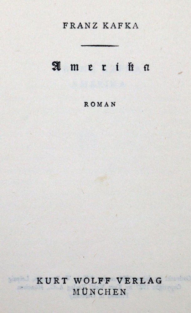 Große Abbildung Nr.1: 121-808 Kafka,F.: (Literatur und illustrierte Bücher 20.Jahrhundert - Alte Literatur in modernen Ausgaben)