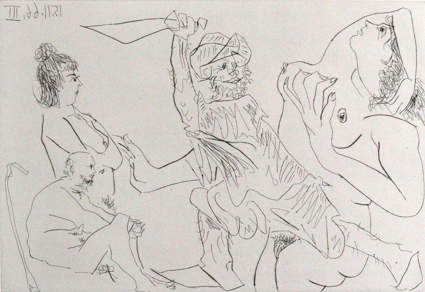 Große Abbildung Nr.2: 121-864 Picasso,P.: (Literatur und illustrierte Bücher 20.Jahrhundert - Alte Literatur in modernen Ausgaben)