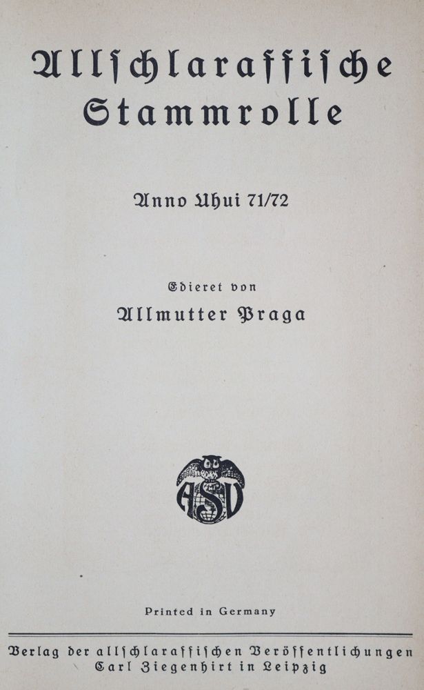 Große Abbildung Nr.1: 121-868 Praga,A.: (Literatur und illustrierte Bücher 20.Jahrhundert - Alte Literatur in modernen Ausgaben)