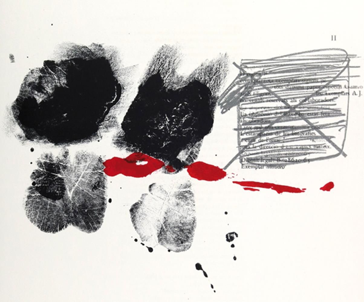 Große Abbildung Nr.7: 121-884 Tapies,A.: (Literatur und illustrierte Bücher 20.Jahrhundert - Alte Literatur in modernen Ausgaben)