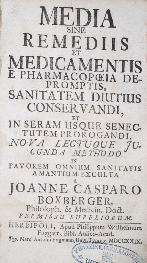 Große Abbildung Nr.1: 121-935 Boxberger,J.C.: (Medizin)