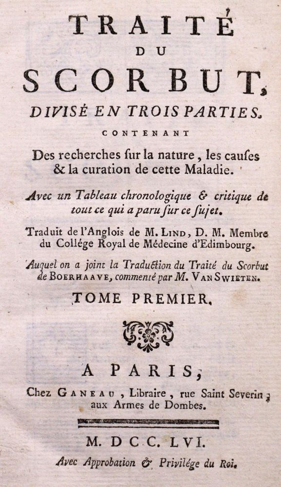 Große Abbildung Nr.1: 121-959 Lind,(J.).: (Medizin, Skorbut)