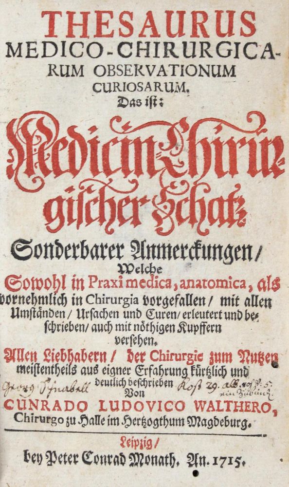 Große Abbildung Nr.1: 121-965 Walther,K.L.: (Medizin)