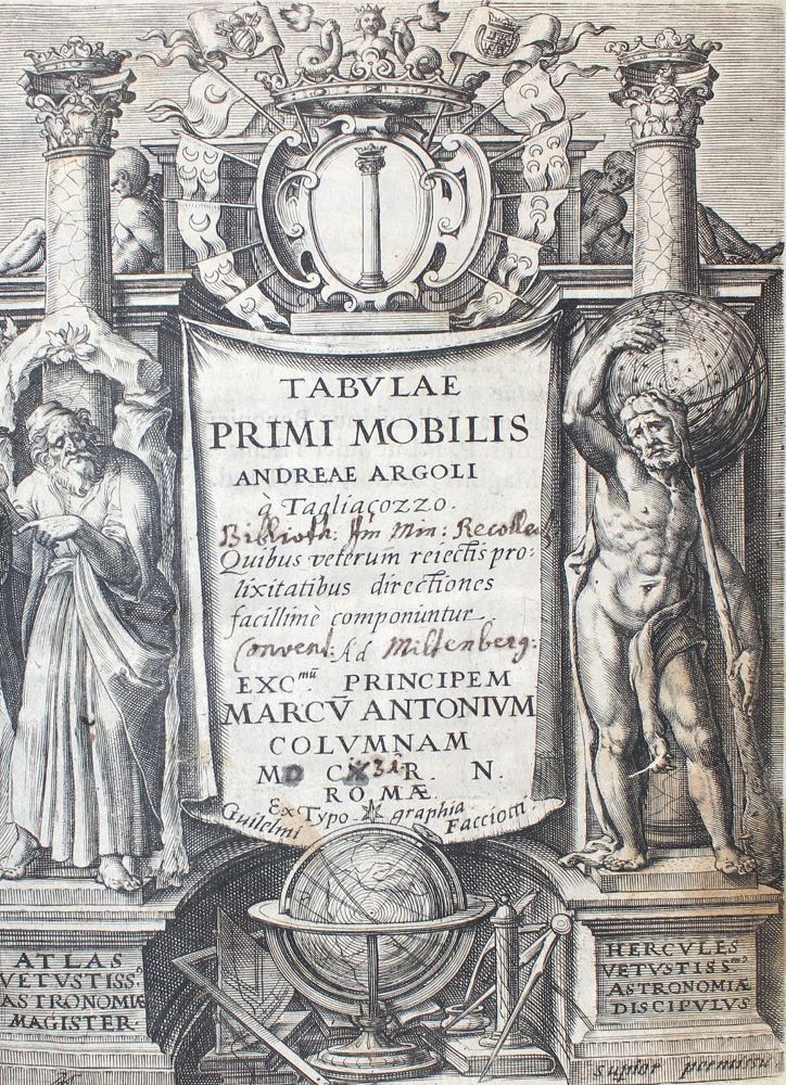 Große Abbildung Nr.2: 121-983 Argoli, A.: (Verschiedene Gebiete - Varia, Astronomie)