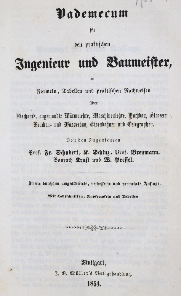 Große Abbildung Nr.1: 121-992 Sammlung: (Verschiedene Gebiete - Varia, Bauwesen)