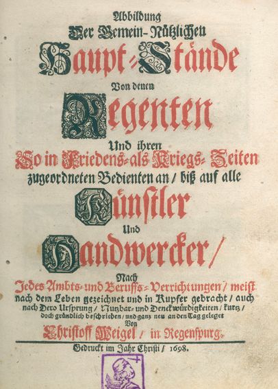 Große Abbildung Nr.1: 121-996 Weigel,C.: (Verschiedene Gebiete - Varia, Berufe)