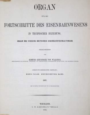 Bild Nr.1: 121-1011 Organ: (Verschiedene Gebiete - Varia, Eisenbahn)