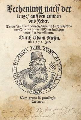 Bild Nr.1: 121-1051 Riese,A.: (Verschiedene Gebiete - Varia, Mathematik)