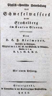 Bild Nr.1: 121-1068 Kielmeyer,C.F.: (Verschiedene Gebiete - Varia, Schweiz, Stachelberg)