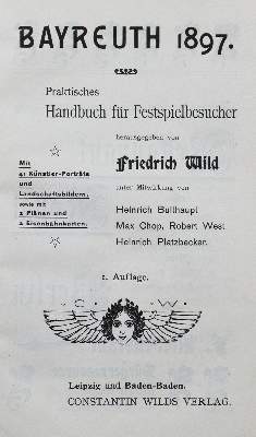 Bild Nr.1: 121-1119 Wild,F.: (Deutschland, Bayreuth)