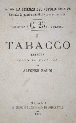 Bild Nr.1: 121-1211 Baldi,A.: (Italien, Tabak)