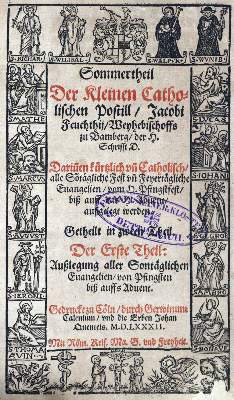 Bild Nr.1: 121-125 Feucht,J.: (Alte Drucke, Handschriften und Theologie)