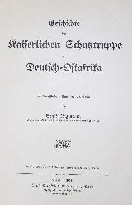 Bild Nr.1: 121-1292 Nigmann,E.: (Verschiedene Länder - Geschichte, Afrika)