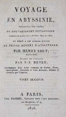 Bild Nr.1: 121-1293 Salt,H.: (Verschiedene Länder - Geschichte, Afrika)
