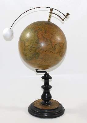 Bild Nr.10: 121-1307 Globus mit Sternzeichen: (Verschiedene Länder - Geschichte, Atlanten, Globen)