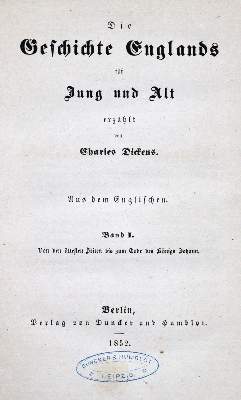 Bild Nr.1: 121-1344 Dickens,C.: (Verschiedene Gebiete - Varia, Grossbritannien)
