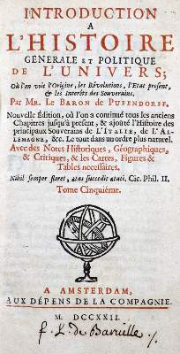 Bild Nr.2: 121-1356 Pufendorf,(S.)v.: (Verschiedene Länder - Geschichte)