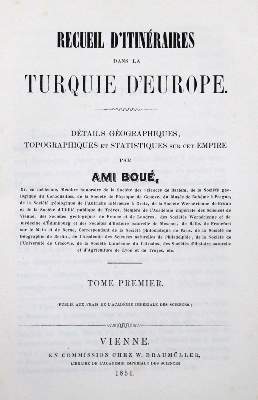 Bild Nr.1: 121-1361 Boue,A.: (Verschiedene Länder - Geschichte, Türkei)