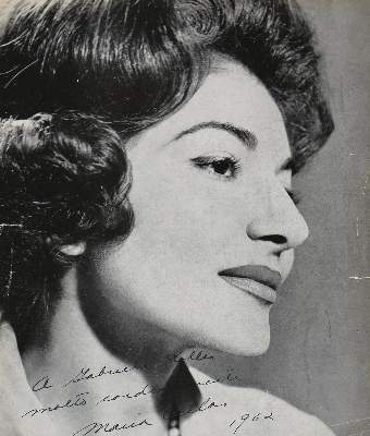 Bild Nr.1: 121-1372 Callas, Maria,: (Autographen)