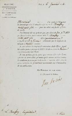 Bild Nr.12: 121-1374 Cuvier, Georges Baron de,: (Autographen)