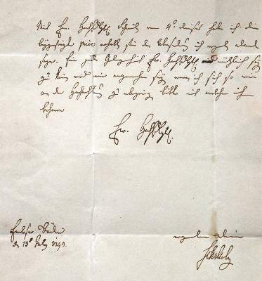Bild Nr.1: 121-1411 Schulenburg-Kehnert, Friedrich Wilhelm Graf von der,: (Autographen)