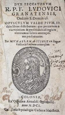 Bild Nr.1: 121-143 Granada,L.de.: (Alte Drucke, Handschriften und Theologie)