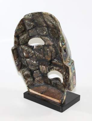 Bild Nr.2: 121-1436 Perlmuttmaske Mexico.: (Varia, Masken)
