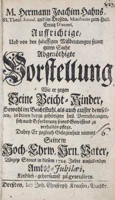 Bild Nr.1: 121-147 Hahn,H.J.: (Alte Drucke, Handschriften und Theologie)