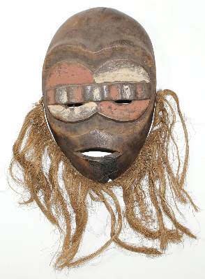 Bild Nr.1: 121-1476 Maske Lega D.R.Kongo.: (Afrika)