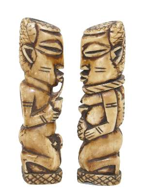 Bild Nr.1: 121-1479 Paar Ahnenfiguren: (Afrika)
