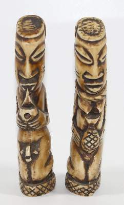 Bild Nr.2: 121-1479 Paar Ahnenfiguren: (Afrika)