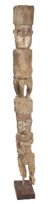 Bild Nr.1: 121-1480 Ahnenpfosten Tsogo Gabun.: (Afrika, Sammlung Nerlich München)