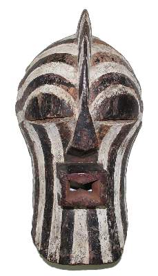 Bild Nr.1: 121-1482 Alte Maske Kifwebe: (Afrika, Sammlung Nerlich München)