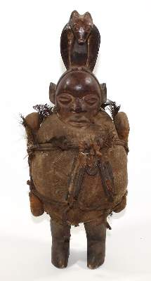Bild Nr.1: 121-1494 Fetischfigur D.R.Kongo: (Afrika, Sammlung Wolfgang Glöckler)
