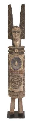 Bild Nr.1: 121-1505 Ikenga Großfigur der IBO: (Afrika, Sammlung Nerlich München)