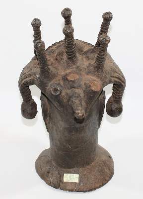 Bild Nr.4: 121-1506 Kopfaufsatz IBO: (Afrika, Sammlung Nerlich München)